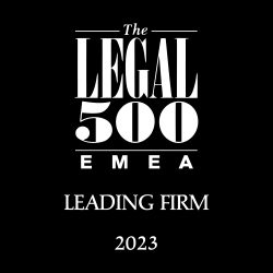 THE LEGAL 500 EMEA LEANING FIRM 2023-01